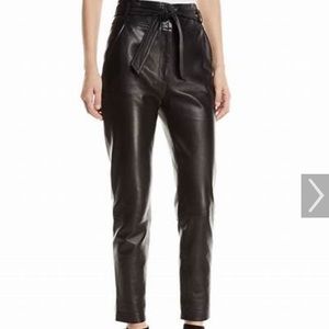 Veronica Beard Faxon leather pants